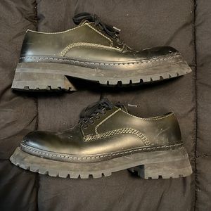 Zara XL lug sole derby shoe